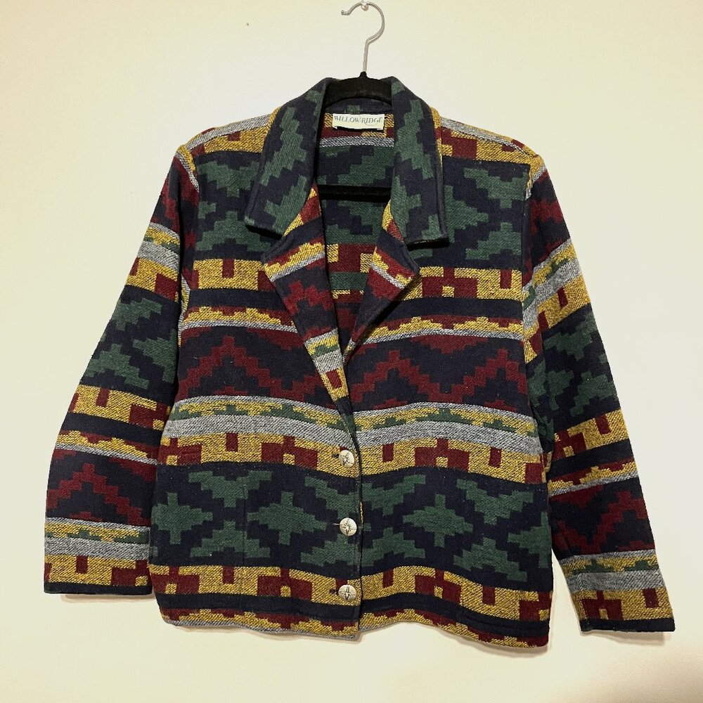 Willow Ridge | Southwestern Wool Blend Blazer